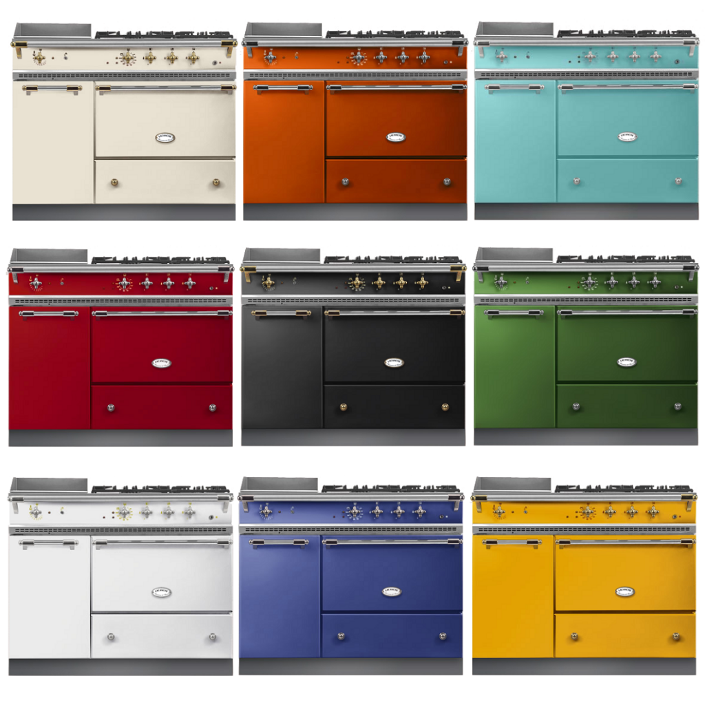 Piano de cuisson Lacanche Sully 1800-G Modern 2 fours électrique / 3 feux  gaz - 24 coloris au choix