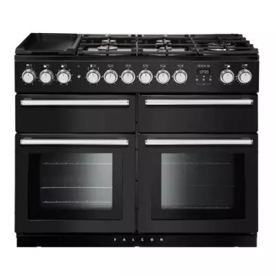 Piano de cuisson Nexus SE 110cm 3 fours �lectriques / 5 foyers gaz + 2 radiant Charbon - FALCON R�f. NEXSE110DFCB/C-EU