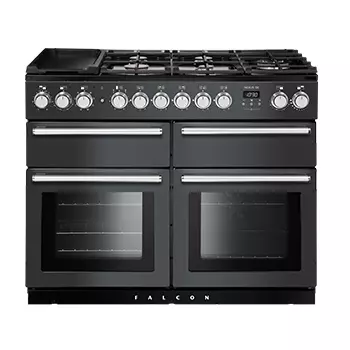 Piano de cuisson Nexus SE 110cm 3 fours �lectriques / 5 foyers gaz + 2 radiant Gris ardoise - FALCON R�f. NEXSE110DFSL/C-EU