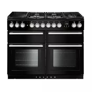 Piano de cuisson Nexus SE 110cm 3 fours �lectriques / 5 foyers gaz + 2 radiant Noir - FALCON R�f. NEXSE110DFBL/C-EU