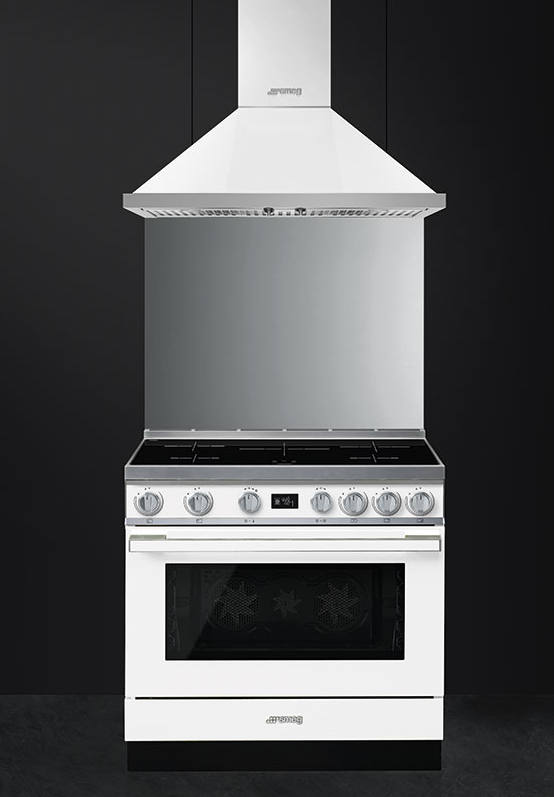Table de cuisson induction 90cm 5 foyers Blanc - SMEG Elite Réf. SI2M7953DW