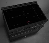 Piano de cuisson Sinfonia 90cm 2 fours &eacute;lectriques / 5 foyers induction A Noir mat - SMEG Elite R&eacute;f. C9IPN2