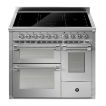 Piano de cuisson STEEL Ascot 100/3 100cm AQ10SFF-5FI 3 fours / 5 zones induction finition inox