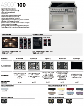 Piano de cuisson STEEL Ascot 100cm 1 four combi steam + 1 four traditionnel