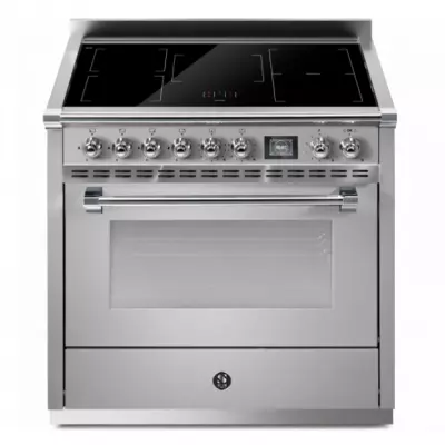 Piano de cuisson STEEL Ascot 90cm AQ9S-5FI 1 four combi steam / 4 foyers induction en finition inox 