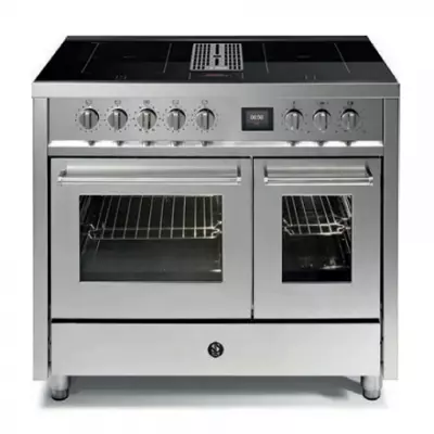 Piano de cuisson STEEL Enfasi Mistral 100cm EQ10FF-4FIKW 1 four multifonction + 1 four traditionnel / table de cuisson aspirante