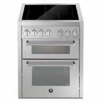 Piano de cuisson STEEL Genesi 70/2 70cm GQ7SF-4I 1 four combi steam + 1 four pizza/grill  / 4 induction en finition inox
