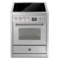 Piano de cuisson STEEL Genesi 70cm GQ7S-4I 1 four combi steam / 4 foyers induction en finition inox (autres coloris en option)
