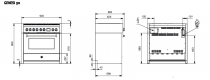 Piano de cuisson STEEL Genesi 90cm 1 four combi steam 