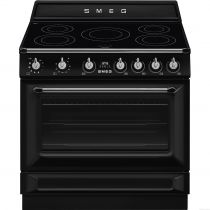 Piano de cuisson Victoria noir - SMEG Réf. TR90IPBL