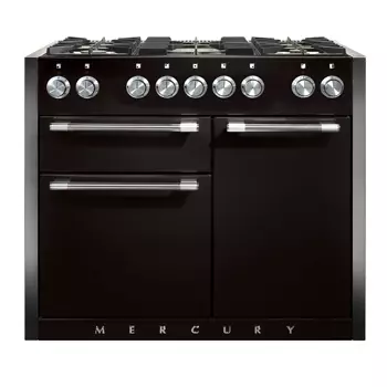 Piano MERCURY 110cm 2 fours �lectriques / 5 foyers gaz Noir brillant - FALCON R�f. MCY1082DFGB/-EU