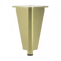 Pied angle 15cm Aluminium Or brossé (unité) - OZE Réf. PIED-A15OB