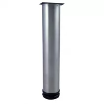 Pied rond 36cm Chromé (à l\'unité) - O\'DESIGN Réf. PIED-R36