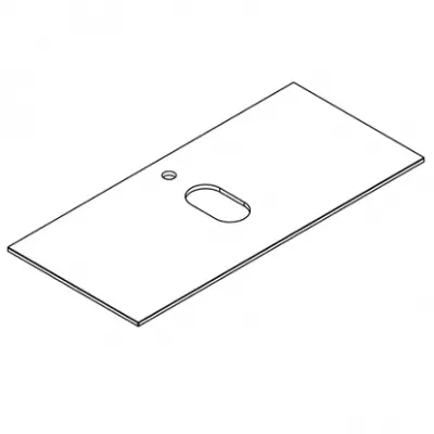 Plan Bento 100x46cm Orme Blond  - DECOTEC R�f. 1790592