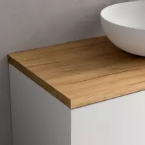 Plan de lavabo 35mm 1200 Chêne Afrique - SALGAR Réf. 116365