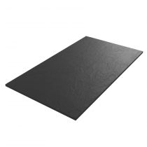 Plan de toilette 100cm SolidSurface ardoise noir mat - SALGAR Réf. 97505