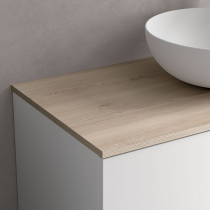 Plan de toilette 1400 CHENE NATUREL 16 mm - SALGAR Réf. 104514