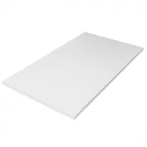 Plan de toilette 16mm sur mesure 140.1-180cm White cotton - SALGAR Réf. 97426