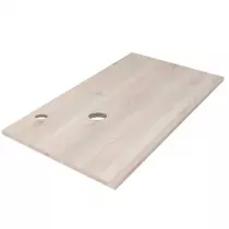 Plan de toilette 16mm sur mesure 180.1-200cm Chêne naturel - SALGAR Réf. 23160