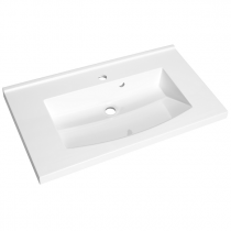 Plan de toilette Mind 80cm Blanc brillant - AQUARINE Réf. 814015