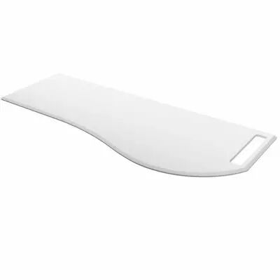 Plan de toilette Solid surface Blanc mat avec porte-serviette droite pour meuble MAM 120cm - SALGAR R�f. 85970