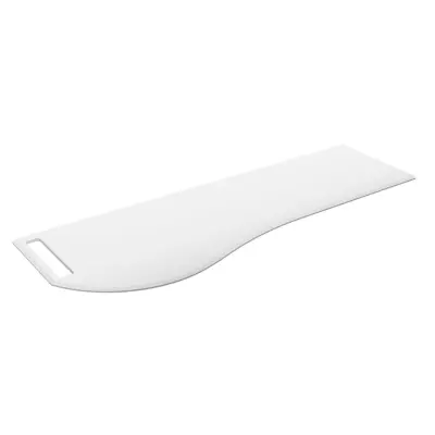 Plan de toilette Solid surface Blanc mat avec porte-serviette gauche pour meuble MAM 150cm - SALGAR R�f. 91128