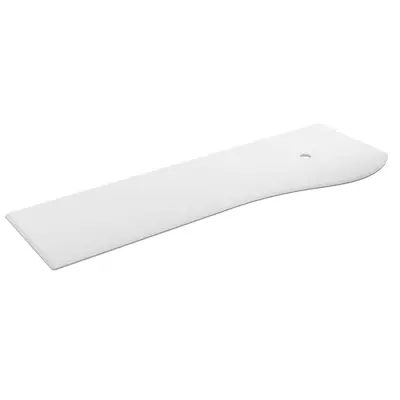 Plan de toilette Solid surface Blanc mat pour meuble MAM 150cm pour vasque � droite  - SALGAR R�f. 91127