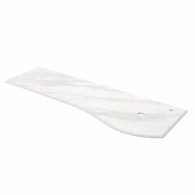 Plan de toilette Solid surface Marbre blanc pour meuble MAM 150cm pour vasque � droite - SALGAR R�f. 97388