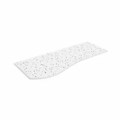 Plan de toilette Solid surface Terrazo natura pour meuble MAM 120cm pour vasque � gauche - SALGAR R�f. 103288
