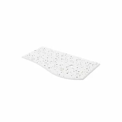 Plan de toilette Solid surface Terrazo natura pour meuble MAM 90cm pour vasque � droite - SALGAR R�f. 103290