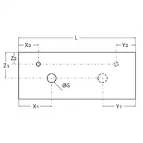 Plan de toilette sur mesure 35mm 200.1-240cm Chêne africain - SALGAR Réf. 116359