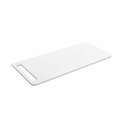 Plan de toilette UNIIQ 690 avec per�age et porte-serviettes en option Solid surface Blanc mat - SALGAR 96779