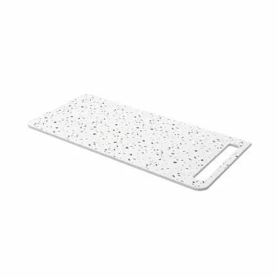 Plan de toilette UNIIQ 990 per�age et porte-serviettes en option (droite) Terrazo natura - SALGAR R�f. 103179