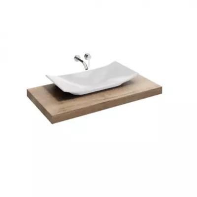 Plan Parallel 100cm 1 d�coupe centr�e pour EVQ002 - Jacob Delafon R�f. EH02-1000-MM