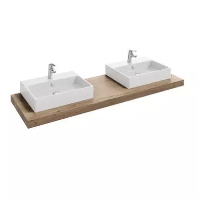 Plan Parallel 160cm 2 d�coupes pour EVT112 - Jacob Delafon R�f. EH33-1600-MM