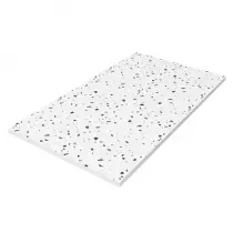 Plan sur-mesure 611-810mm Solid Surface 12 mm terrazo natura avec ou sans porte-serviette - SALGAR Réf. 103719