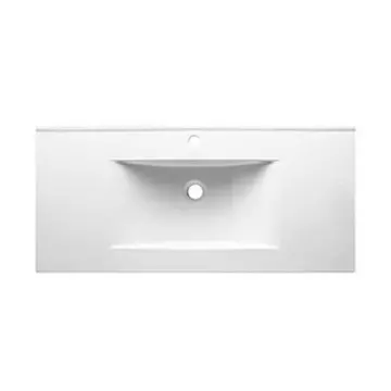 Plan vasque 101x46cm c�ramique Blanc - O\'DESIGN R�f. VAS1000W