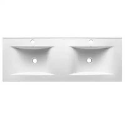 Plan vasque 121x46cm c�ramique Blanc - O\'DESIGN R�f. VAS1200W