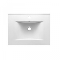 Plan vasque 61x46cm céramique Blanc - O\'DESIGN Réf. VAS600W