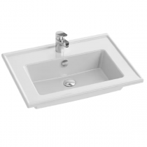 Plan vasque 61x46cm meulé Blanc - Jacob Delafon Réf. EXBM112-Z-00