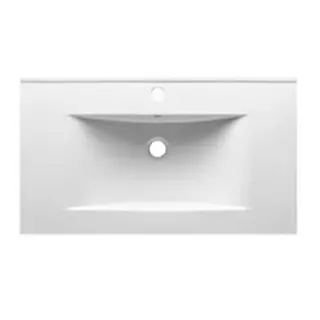 Plan vasque 81x46cm c�ramique Blanc - O\'DESIGN R�f. VAS800W