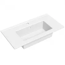 Plan vasque céramique 61x36cm Blanc - O\'DESIGN Réf. VAS-600CER-36