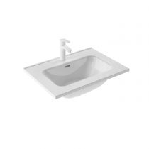 Plan vasque céramique Enzo 60.5cm Blanc - ROYO Réf. 126222