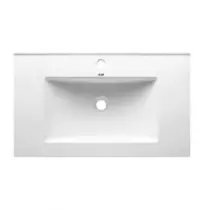 Plan vasque Cérès 101x46cm céramique Blanc - OZE Réf. VAS-1000CER