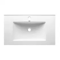 Plan vasque Cérès 71x46cm céramique Blanc - OZE Réf. VAS-700CER