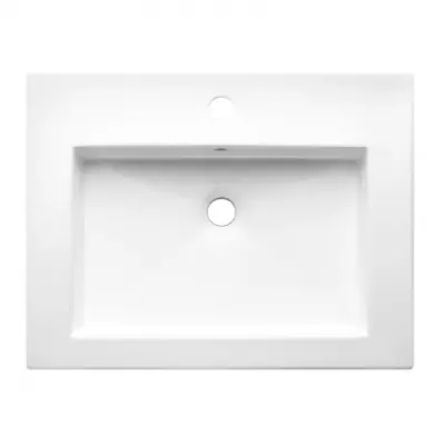 Plan vasque Grego 61x46.5cm c�ramique Blanc - O\'DESIGN R�f. VAS-GRECO600