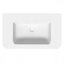 Plan vasque Indiana 120x48cm solid surface Blanc mat - OZE Réf. VAS-IND1200