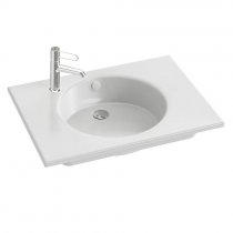 Plan-vasque Odéon Rive gauche 71x51.2cm meulé pour meuble Blanc - JACOB DELAFON Réf. EXAX112-Z-00