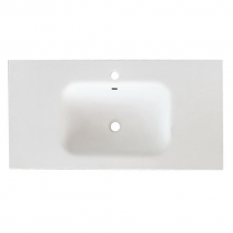 Plan vasque Otto 90x46cm Blanc - O\'DESIGN Réf. OTTOVAS90