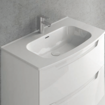 Plan vasque Trend 81x48cm céramique Blanc - ROYO Réf. 123067